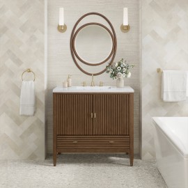 Myrrin 36" Single (Vanity Only Pricing) in Mid-Century Walnut